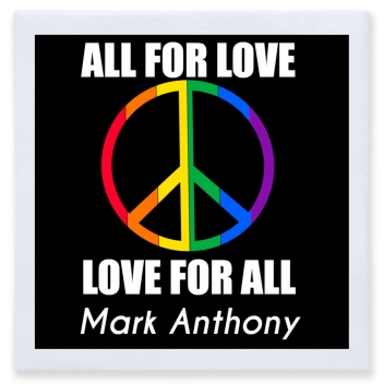 All For Love Love For All Full Color 3ply Premium Beverage Napkins Style 173252