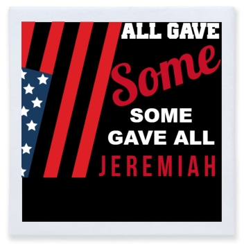 All Gave Some Some Gave All Full Color 3ply Premium Beverage Napkins Style 173012