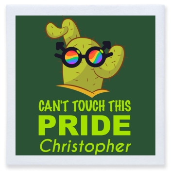 Can't Touch This Pride Full Color 3ply Premium Beverage Napkins Style 173253