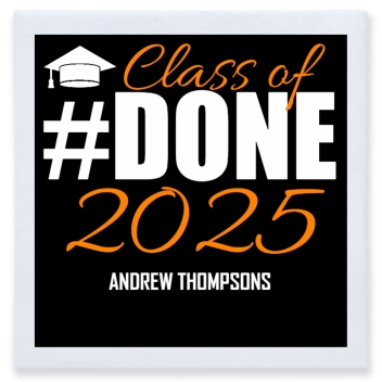 Class Of 2025 Done Full Color 3ply Premium Beverage Napkins Style 171137