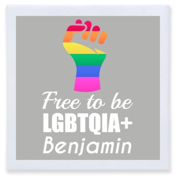 Free To Be Lgbtq Full Color 3ply Premium Beverage Napkins Style 173185