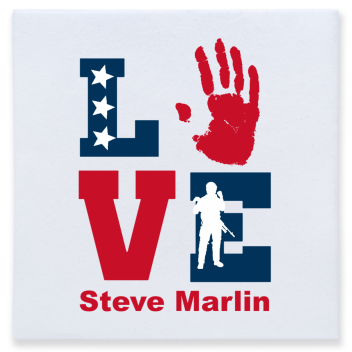 Love Full Color 3ply Premium Beverage Napkins Style 172506