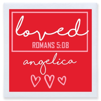 Loved Romans 508 Angelica Full Color 3ply Premium Beverage Napkins Style 169500