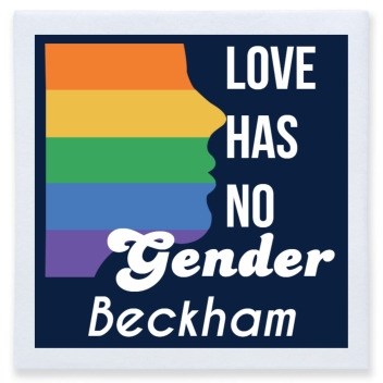 Love Has No Gender Full Color 3ply Premium Beverage Napkins Style 173198