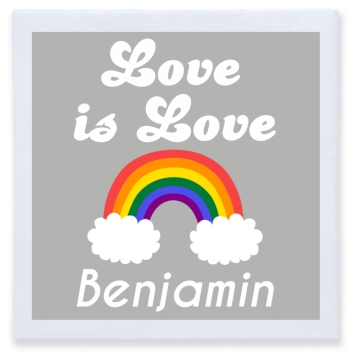 Love Is Love Full Color 3ply Premium Beverage Napkins Style 173215