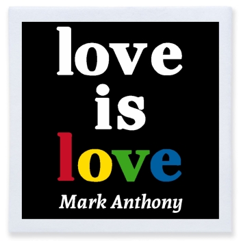 Love Is Love Mark Anthony Full Color 3ply Premium Beverage Napkins Style 169526