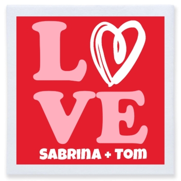 Love Sabrina Tom Full Color 3ply Premium Beverage Napkins Style 169530