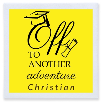 Off To Another Adventure Full Color 3ply Premium Beverage Napkins Style 171638