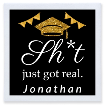 Sht Just Got Real Full Color 3ply Premium Beverage Napkins Style 172341