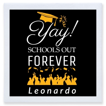 Yay Schools Out Forever Full Color 3ply Premium Beverage Napkins Style 171639