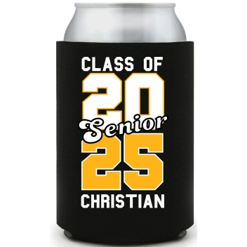 2025 Class Of Senior Christian Full Color Foam Collapsible Coolies All Over Print Style 171111