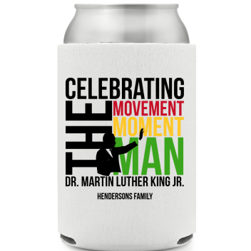 Celebrating The Movement Moment Man Dr Martin Luther King Jr Full Color Foam Collapsible Coolies All Over Print Style 169470
