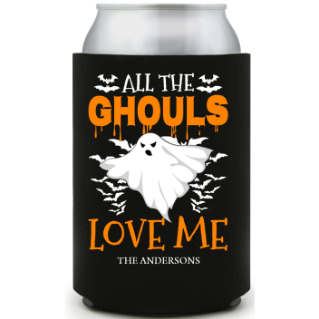 All The Ghouls Love Me Full Color Foam Collapsible Coolies All Over Print Style 167537