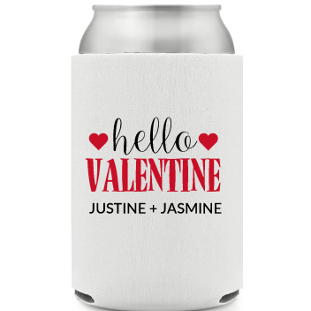 Hello Valentine Justine Jasmine Full Color Foam Collapsible Coolies All Over Print Style 169574