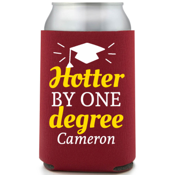 Hotter By One Degree Full Color Foam Collapsible Coolies All Over Print Style 171109
