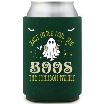 Just Here For The Boos The Johnson Family Full Color Foam Collapsible Coolies All Over Print Style 167676
