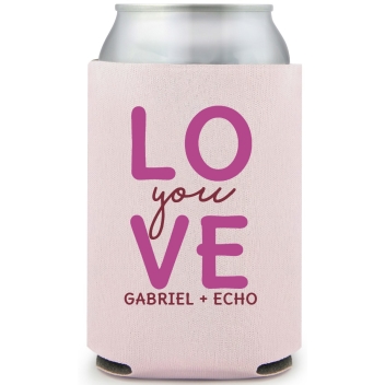 Love You Gabriel Echo Full Color Foam Collapsible Coolies All Over Print Style 169613