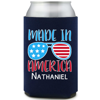 Made In America Full Color Foam Collapsible Coolies All Over Print Style 173013