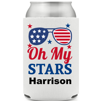 Oh My Stars Full Color Foam Collapsible Coolies All Over Print Style 172734