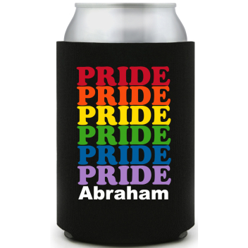 Pride Full Color Foam Collapsible Coolies All Over Print Style 173201