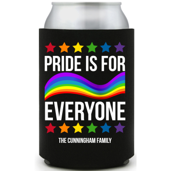 Pride Is For Everyone Full Color Foam Collapsible Coolies All Over Print Style 173239