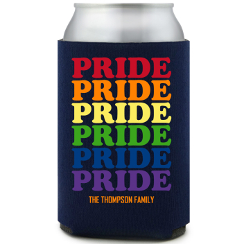 Pride Full Color Foam Collapsible Coolies All Over Print Style 173367