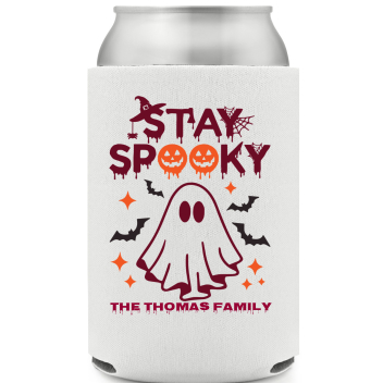 Stay Spooky The Thomas Family Full Color Foam Collapsible Coolies All Over Print Style 167674