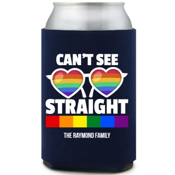 Can't See Straight Cant Full Color Foam Collapsible Coolies All Over Print Style 173242