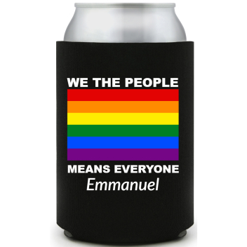 We The People Means Everyone Full Color Foam Collapsible Coolies All Over Print Style 173279
