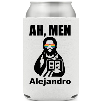 Ah Men Full Color Foam Collapsible Coolies All Over Print Style 173286