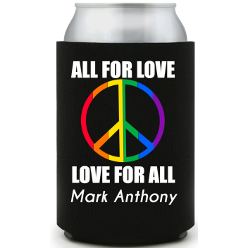 All For Love Love For All Full Color Foam Collapsible Coolies All Over Print Style 173252