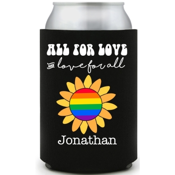 All For Love Love For All Full Color Foam Collapsible Coolies All Over Print Style 173255