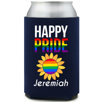 Happy Pride Full Color Foam Collapsible Coolies All Over Print Style 173193