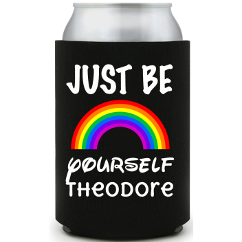 Just Be Yourself Full Color Foam Collapsible Coolies All Over Print Style 173153
