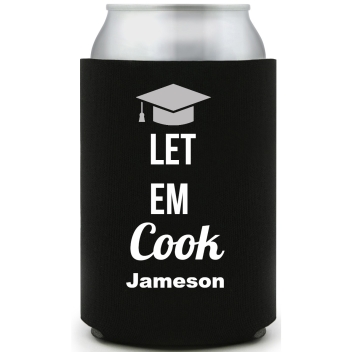 Let Em Cook Full Color Foam Collapsible Coolies All Over Print Style 172347
