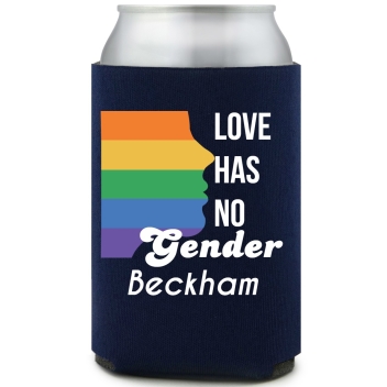 Love Has No Gender Full Color Foam Collapsible Coolies All Over Print Style 173198