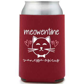Meowentine Vanessa Osirus Full Color Foam Collapsible Coolies All Over Print Style 169478