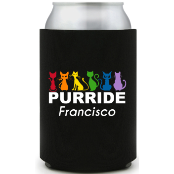 Purride Full Color Foam Collapsible Coolies All Over Print Style 173229