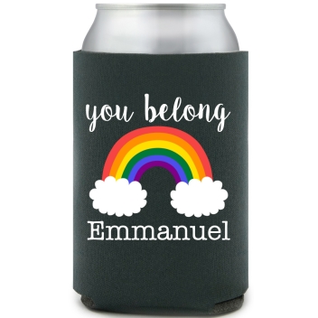 You Belong Full Color Foam Collapsible Coolies All Over Print Style 173199
