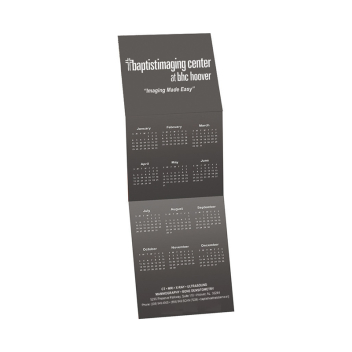 Full Color Z-fold Wall Calendar Greeting Cards