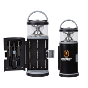 Giftcor Archard Led Lantern With 11 Pc. Tool Kit