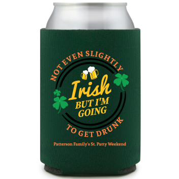 Going To Get Drunk St. Patrick&rsquo;s Full Color Can Coolers