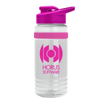 Groove Stripe ? 20 Oz. Tritan  Sports Bottle With Drink Thru