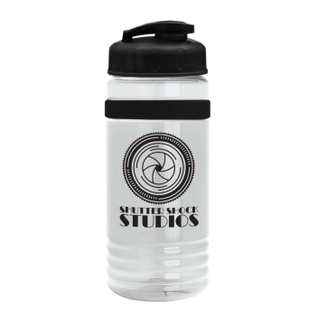 Groove Stripe ? 20 Oz. Tritan  Sports Bottle With Usa Flip