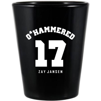 Hammered Squad St. Patrick’s Black Shot Glass