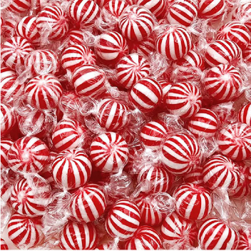 Hard Peppermint Balls - Customized Wrapper
