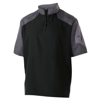 Holloway Unisex Ultra-lightweight Aero-tec™ Raider Short-sleeve Warm-up Pullover