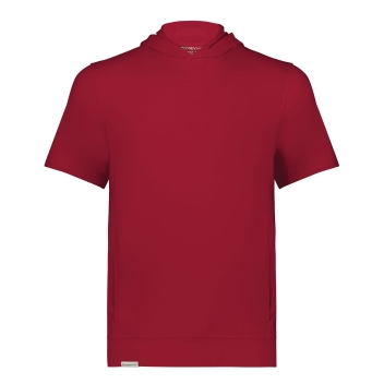 Holloway Youth Eco Revive&trade; Ventura Soft Knit Short Sleeve Hooded Sweatshirt - 222605