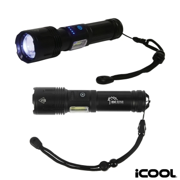 Icool Icool® Longmont Rechargeable 1000-lumen Aluminum Tactical Flashlight