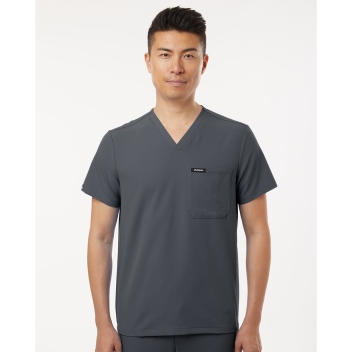 Jaanuu Men's Holmes Everyday 1-pocket Scrub V-neck Top - M10001